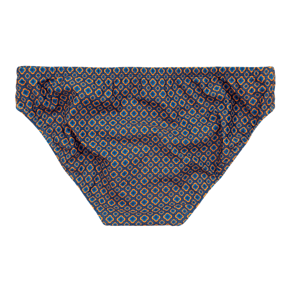 Classic Orange/Navy - Swimming Briefs