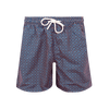 Classic Orange/Navy - Men's Mesh Swim Shorts