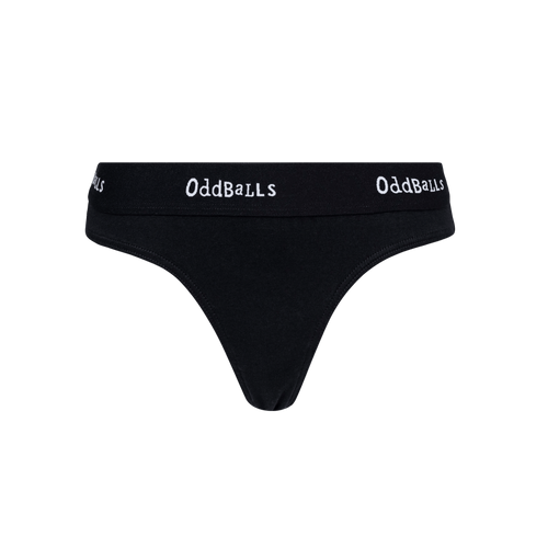 Classic Black - Ladies Thong