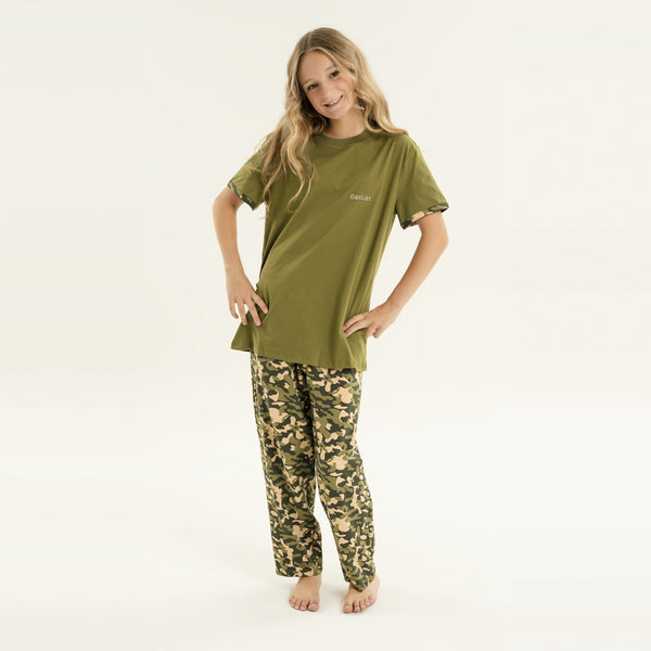 Commando - Kids Long Pyjamas Set (T-Shirt & Trousers)