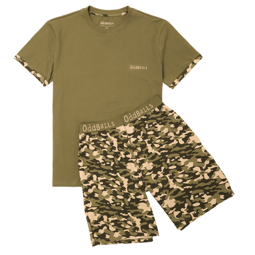 Commando - Men's Short Pyjamas Set (T-Shirt & Shorts)