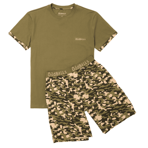 Commando - Men's Short Pyjamas Set (T-Shirt & Shorts)