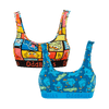 Sesame Street Bundle - Ladies Bralette 2 Pack Bundle