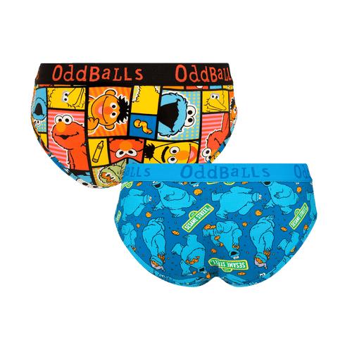 Sesame Street Bundle - Ladies Briefs 2 Pack Bundle