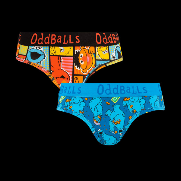 Sesame Street Bundle - Ladies Briefs 2 Pack Bundle