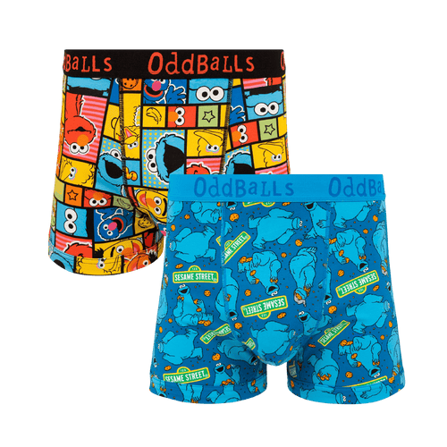 Sesame Street Bundle - Mens Boxer Shorts 2 Pack