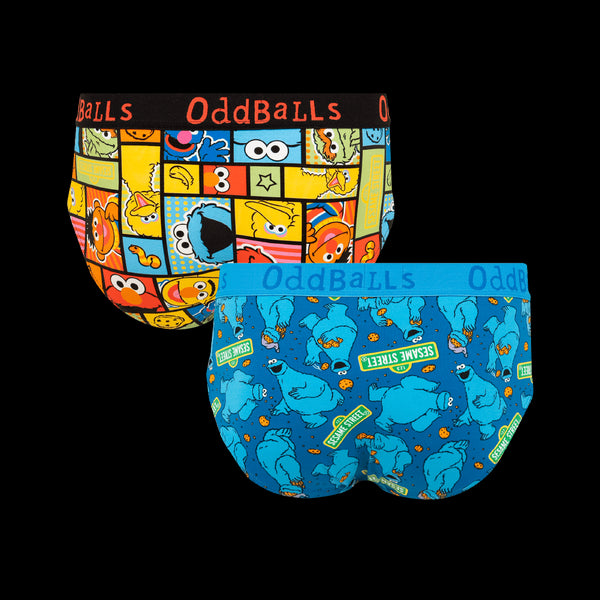 Sesame Street Bundle - Mens Briefs 2 Pack Bundle