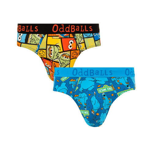 Sesame Street Bundle - Mens Briefs 2 Pack Bundle