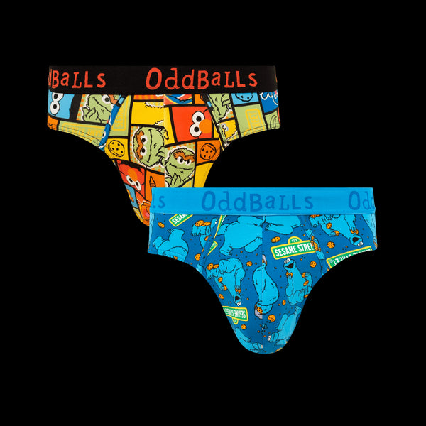 Sesame Street Bundle - Mens Briefs 2 Pack Bundle