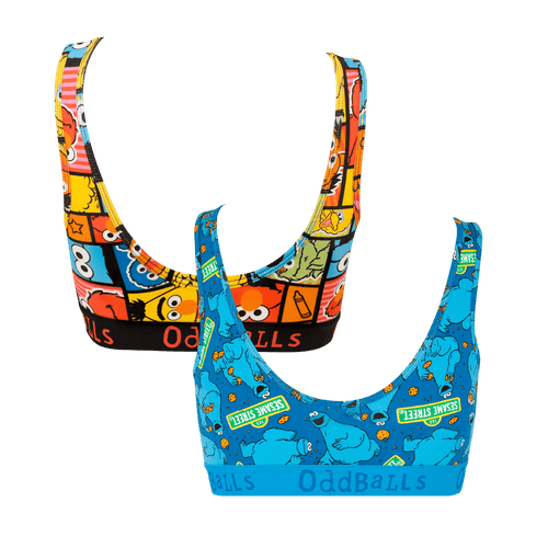 Sesame Street Bundle - Ladies Bralette 2 Pack Bundle