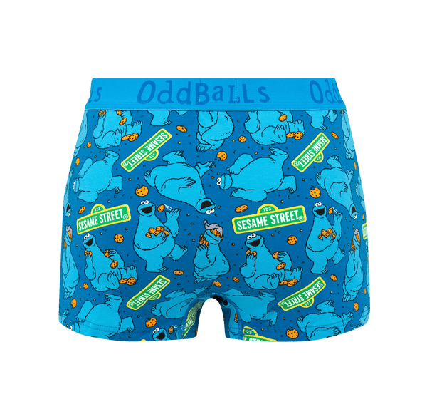 Sesame Street - Ladies Cotton Boxer Shorts 3 Pack