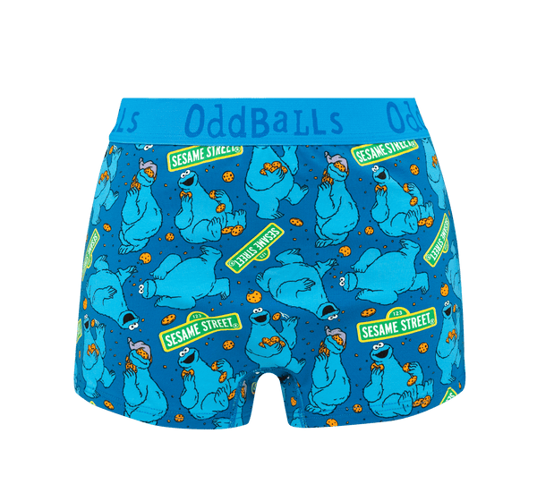 Sesame Street - Ladies Cotton Boxer Shorts 3 Pack