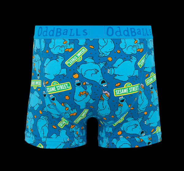 Cookie Monster - Mens Cotton Boxer Shorts