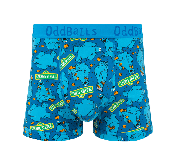 Sesame Street Bundle - Mens Cotton Boxer Shorts 3 Pack