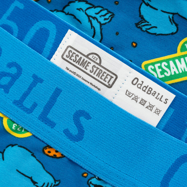 Cookie Monster - Mens Cotton Boxer Shorts