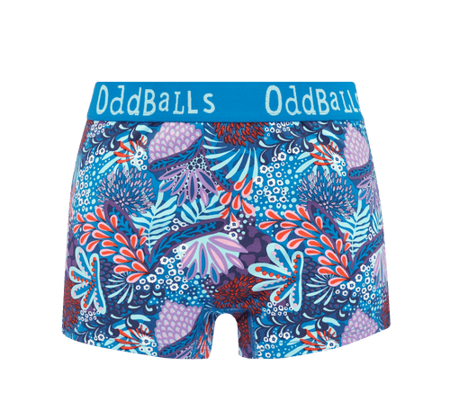 Women's Patterned Cotton Boxer Shorts Subscription - Monthly (Free Socks + Free Delivery!)