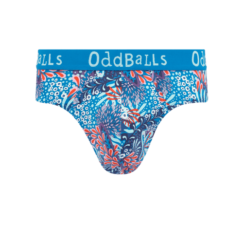 Men's Patterned Cotton Briefs Subscription - Monthly (Free Socks + Free Delivery + Free Delivery!)