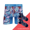 Men's Patterned Bamboo Boxer Shorts Subscription - Monthly Underwear (Free Socks + Free Delivery!)