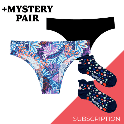 Women's Brazilian Seamless Briefs Subscription - Monthly (Free Socks + Free Delivery!)