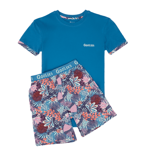 Coral - Kids Short Pyjamas Set (T-Shirt & Shorts)