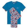 Coral - Men's Long Pyjamas Set (T-Shirt & Trousers)