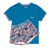 Coral - Women's Short Pyjamas Set (T-Shirt & Shorts)