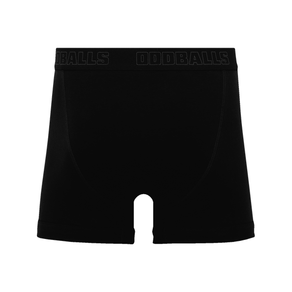Core Black Bundle - Mens Boxer Shorts 4 Pack