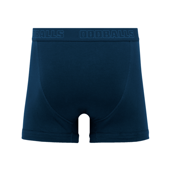 Core Blue Bundle - Mens Boxer Shorts 4 Pack