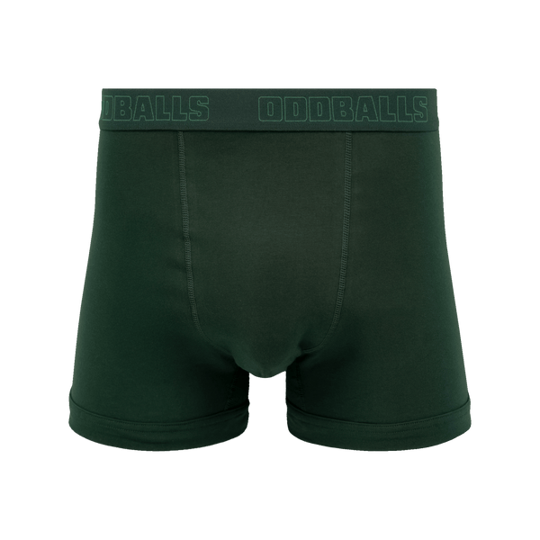 Core Green Bundle - Mens Boxer Shorts 4 Pack