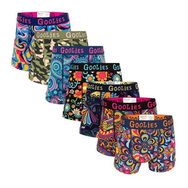 Cosy Club Bundle - Kids Cotton Boxer Shorts 7 Pack front