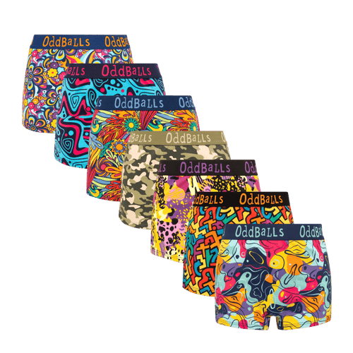 Cosy Club Bundle - Ladies Cotton Boxer Shorts 7 Pack