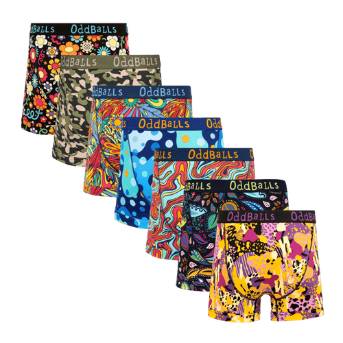 Cosy Club Bundle - Mens Cotton Boxer Shorts 7 Pack