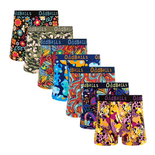 Cosy Club Bundle - Mens Cotton Boxer Shorts 7 Pack