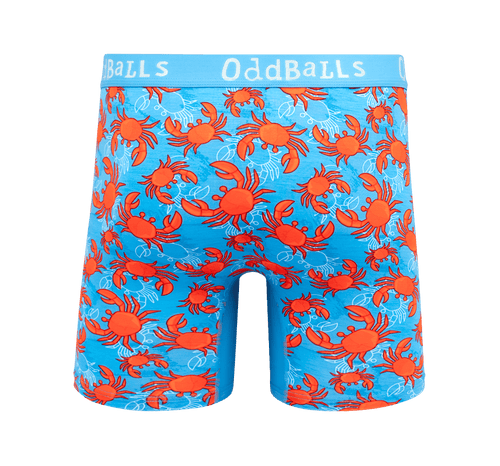 Crabs - Mens Bamboo Boxer Shorts