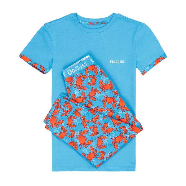 Crabs - Kids Long Pyjamas Set (T-Shirt & Trousers)