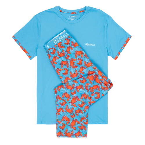 Crabs - Men's Long Pyjamas Set (T-Shirt & Trousers)