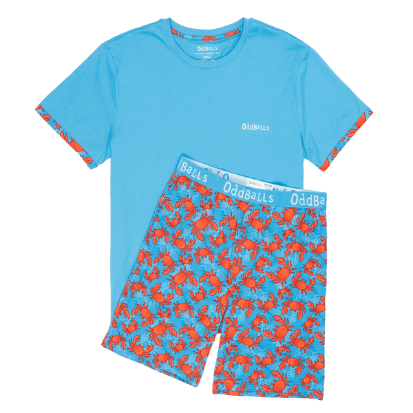 Crabs - Men's Short Pyjamas Set (T-Shirt & Shorts)