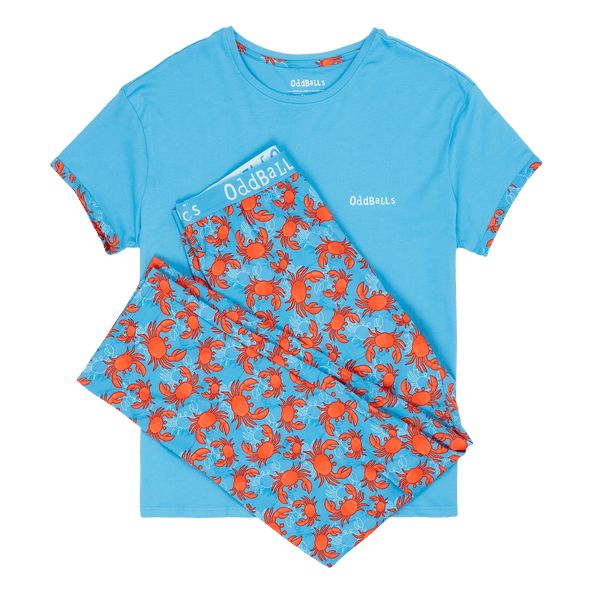 Crabs - Women's Long Pyjamas Set (T-Shirt & Trousers)