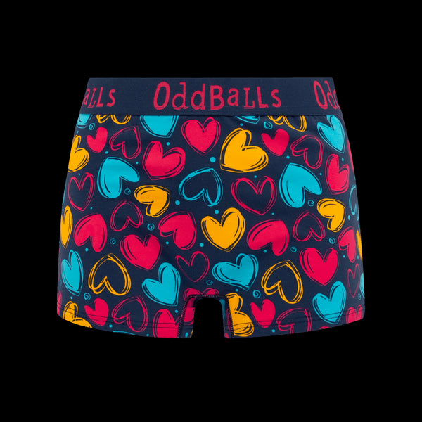 Valentine's Day Bundle - Ladies Boxer Shorts 3 Pack