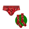 Candy Canes Bundle - Ladies Briefs & Sock