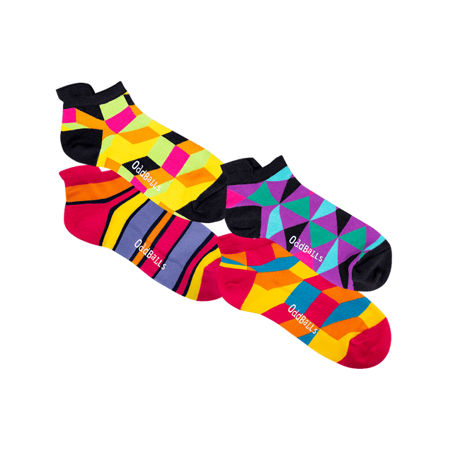 Carnival Bundle - 4 Pack Ankle Sock Bundle
