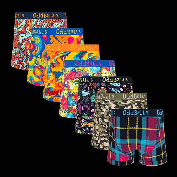 Festive Finale Bundle - Mens Boxer Shorts 7 Pack