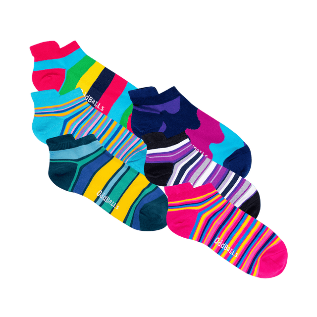 Chromatic Bundle - 6 Pack Ankle Sock Bundle