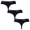 Classical Black Bundle - Ladies Thong 3 Pack Bundle
