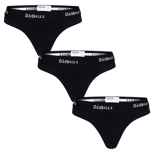 Classical Black Bundle - Ladies Thong 3 Pack Bundle