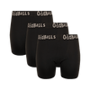 Classic Black Bundle - Ladies Bamboo Boxer Shorts 3 Pack Bundle
