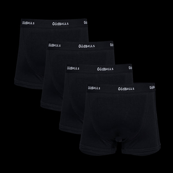Classical Black Bundle - Mens Boxer Shorts 4 Pack Bundle