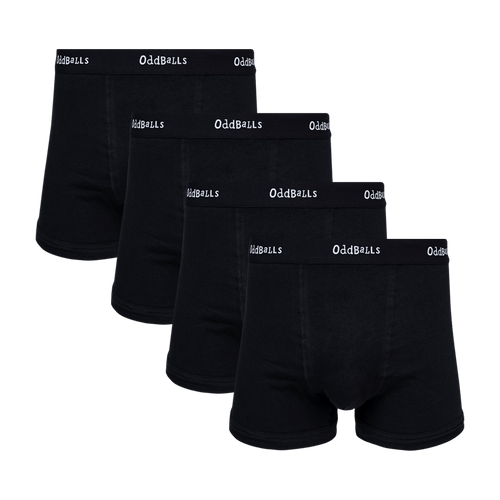 Classical Black Bundle - Mens Boxer Shorts 4 Pack Bundle