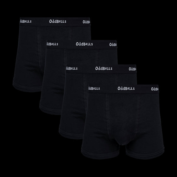 Classical Black Bundle - Mens Boxer Shorts 4 Pack Bundle