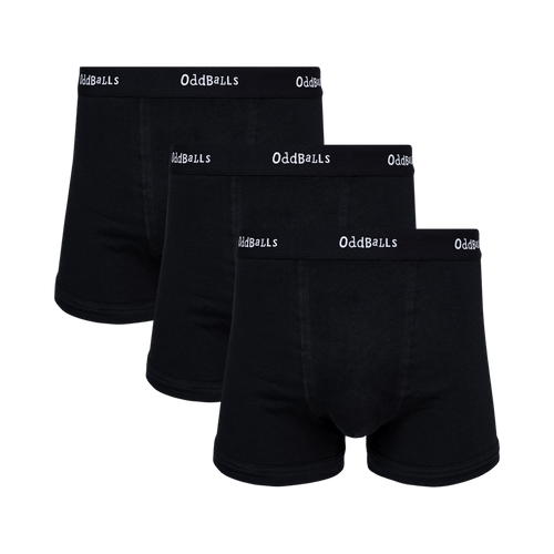 Classic Black Bundle - Mens Boxer Shorts 3 Pack Bundle
